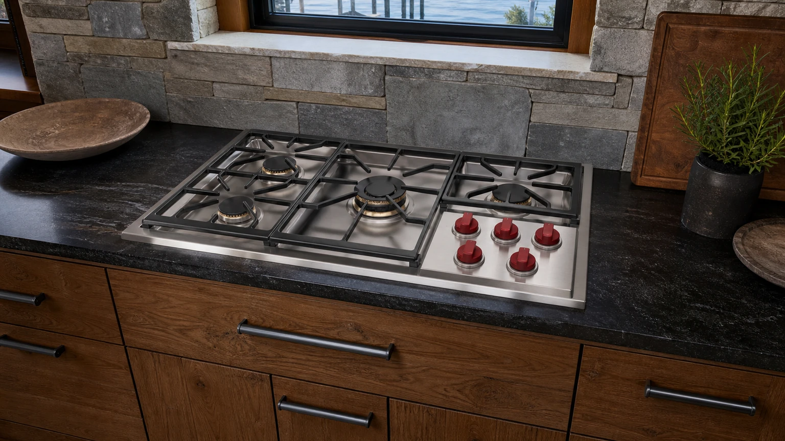 Built-in cooktop diagnostic visit in the service area